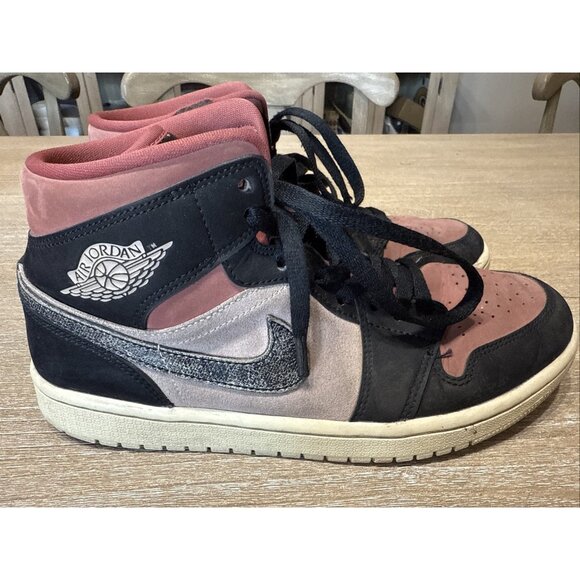 Air Jordan 1 Mid Canyon Rust Beige Sail Womens Size 9 BQ6472-202 (used) - Picture 3 of 10